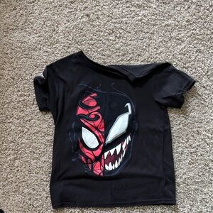 Marvel Black and Red Graphic Tee